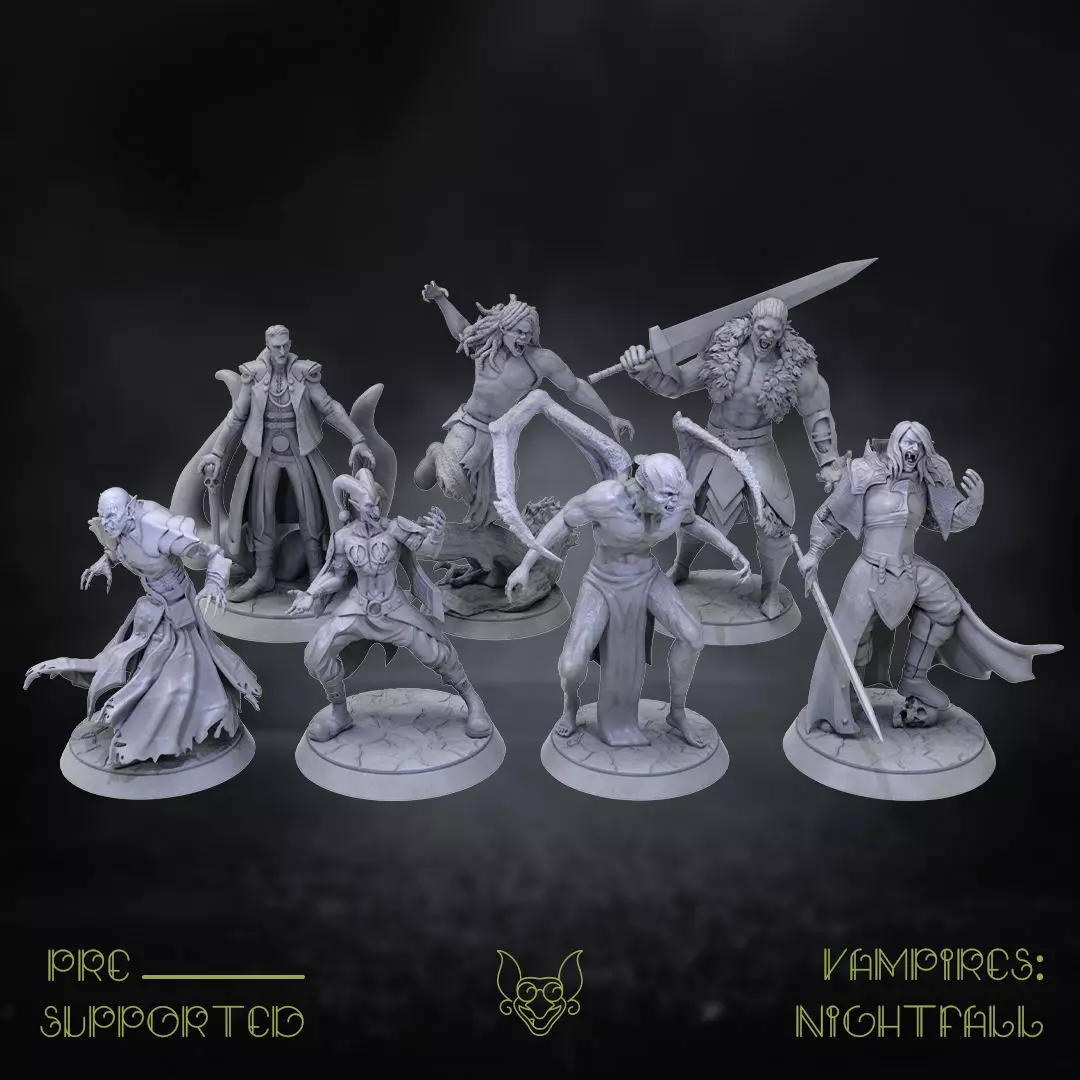 Vampires Nightfall - Bundle 3D print model