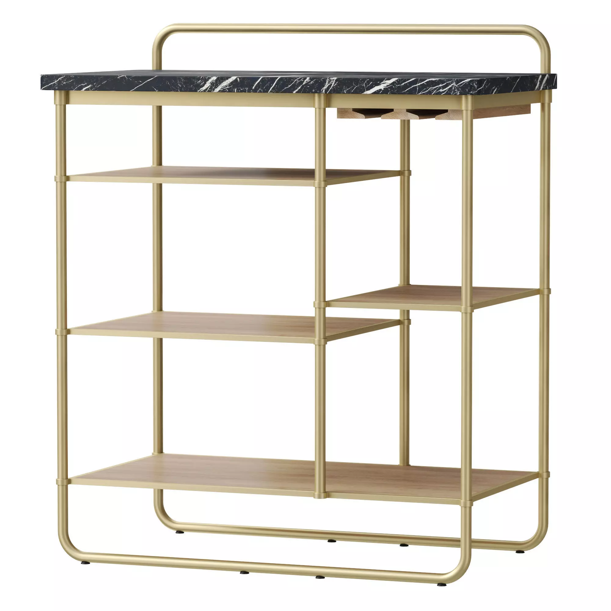 Baker Elegante Bar Cabinet 3D model