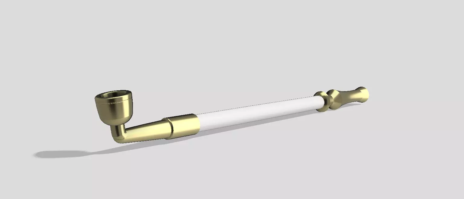 Genshin Impact Ningguang pipe 3D print model