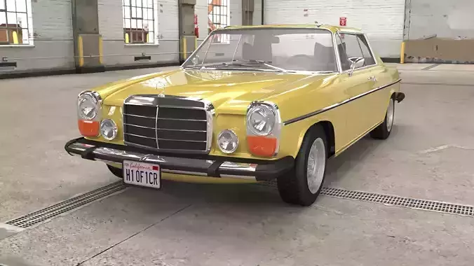 1968-1975 model Mercedes Benz W114 Coupe 