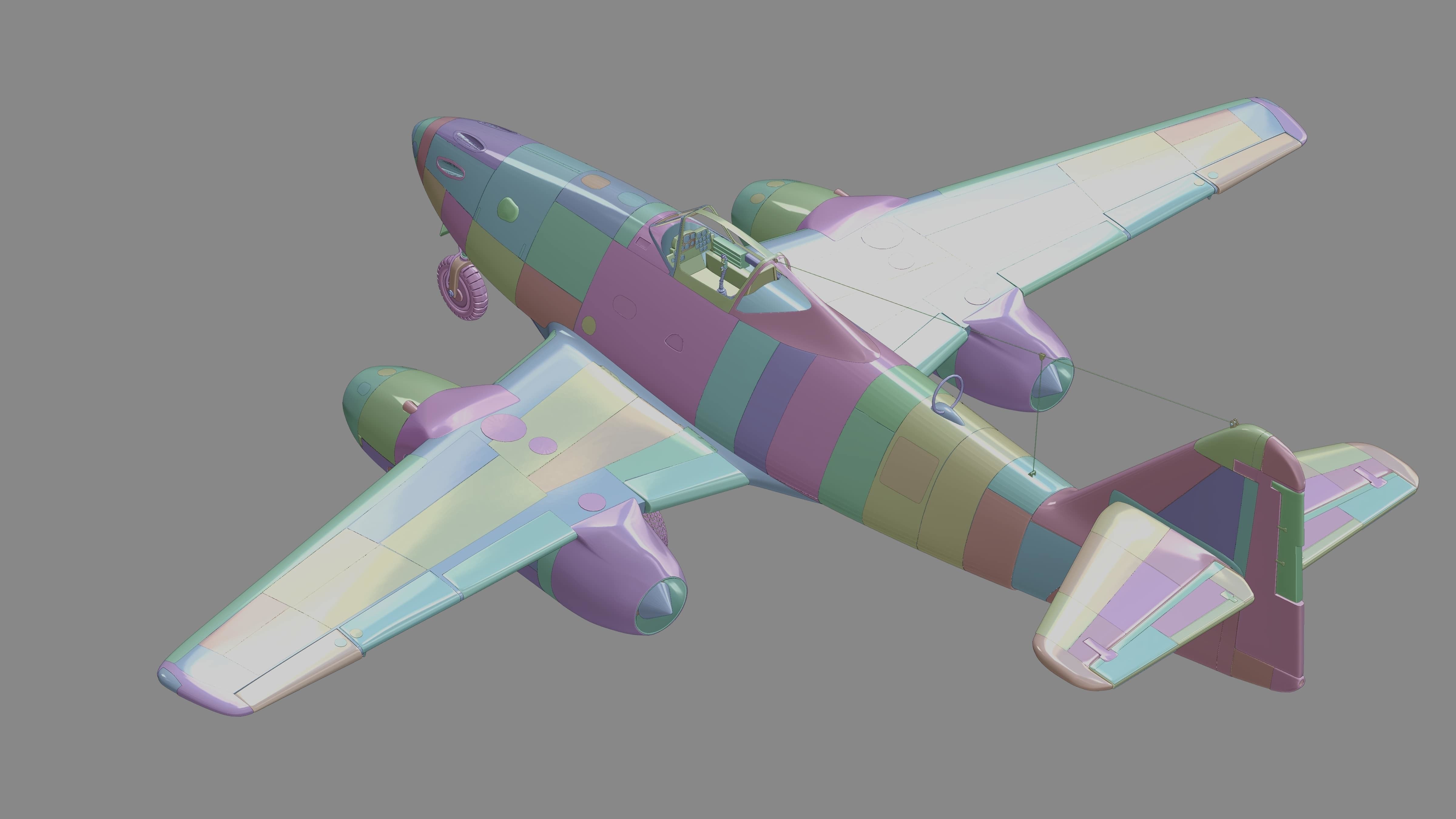 Messerschmitt Me 262 1943-1945  3D model_8