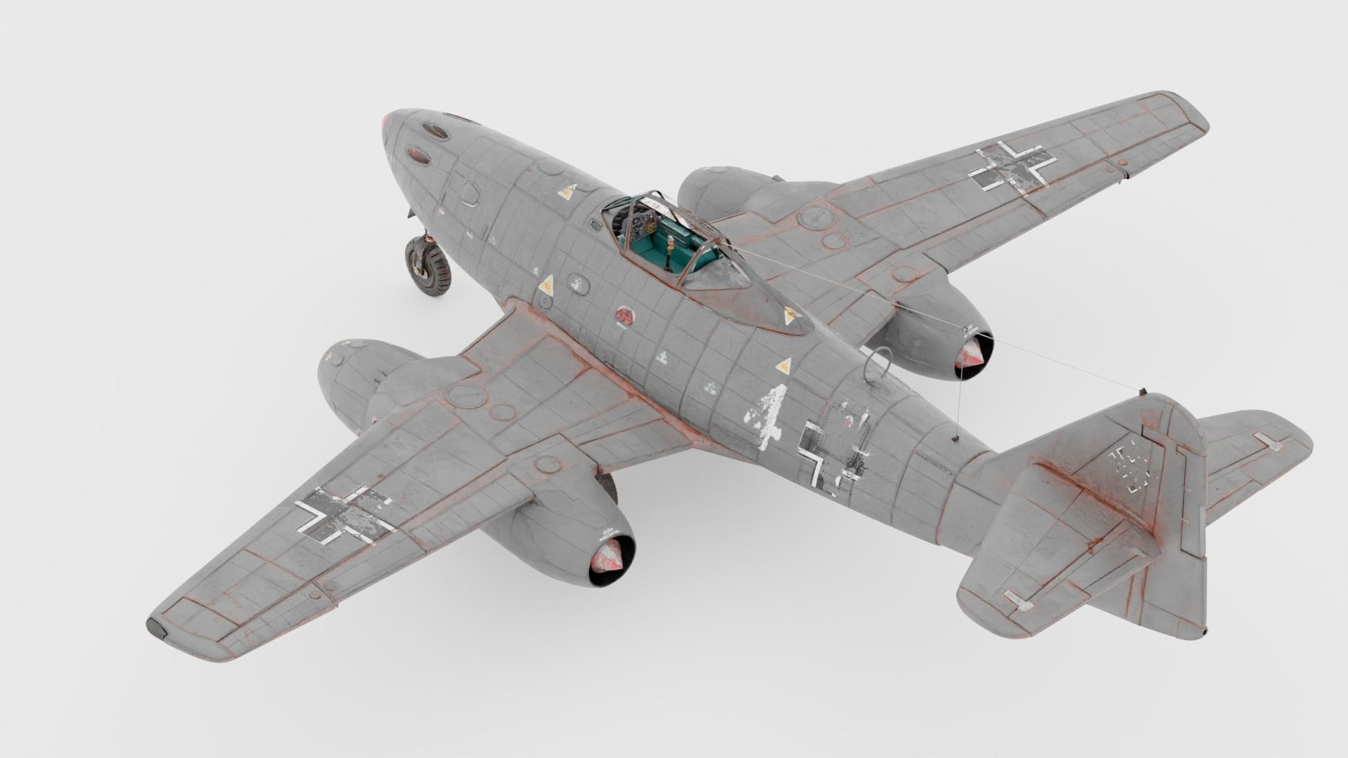 Messerschmitt Me 262 1943-1945  3D model_1