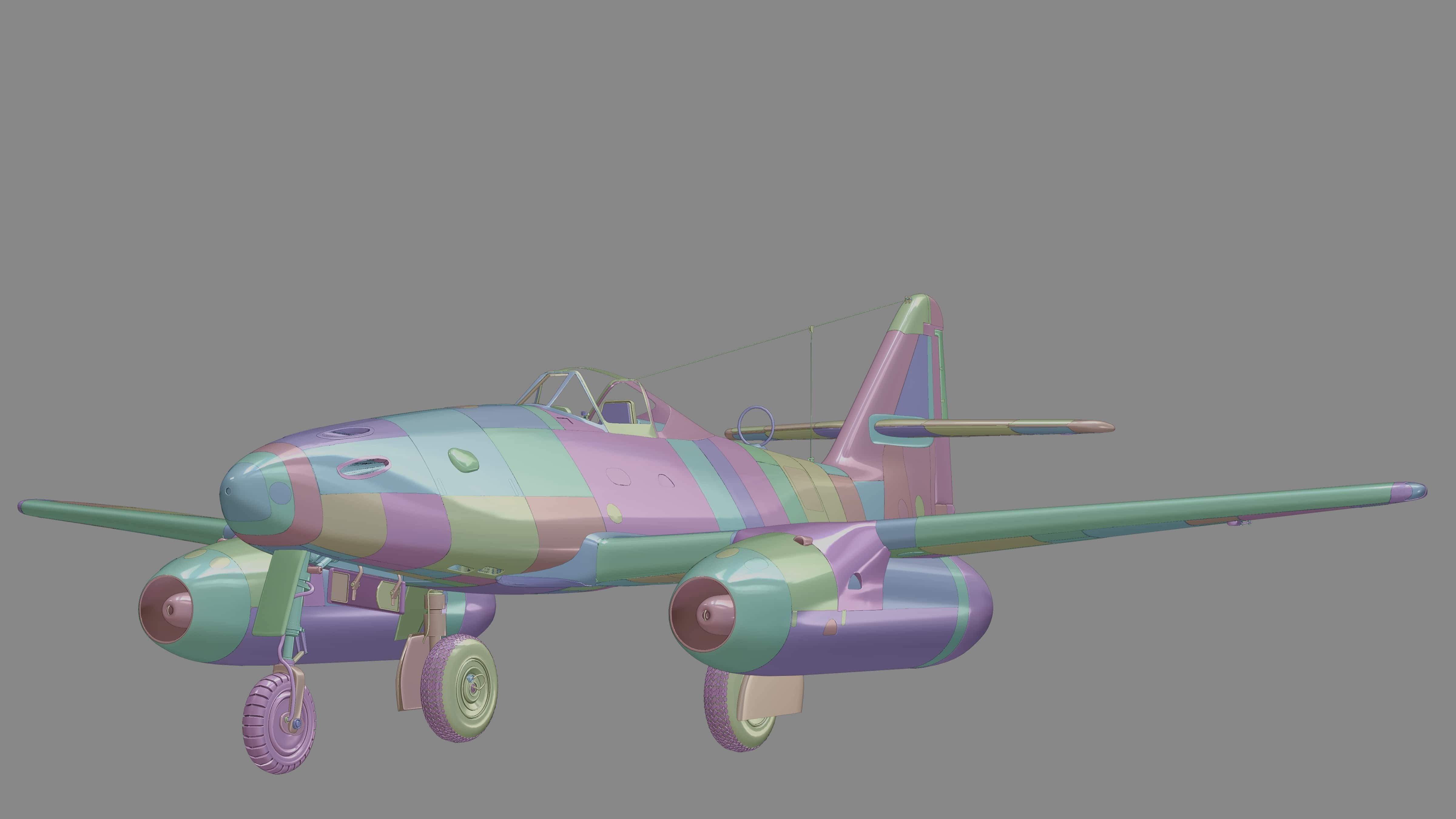 Messerschmitt Me 262 1943-1945  3D model_7