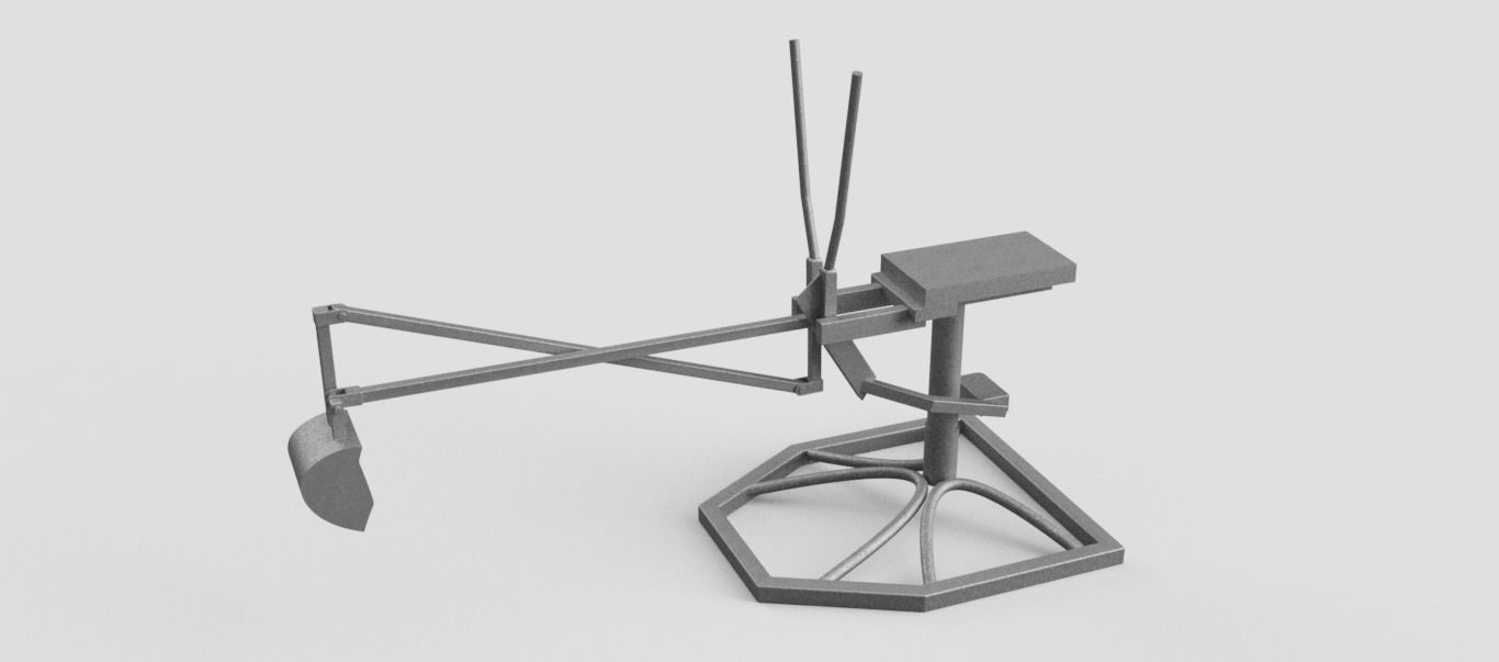 Build a sand digger 3D print model_3