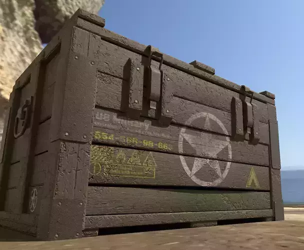 Ammo crate Game ready 