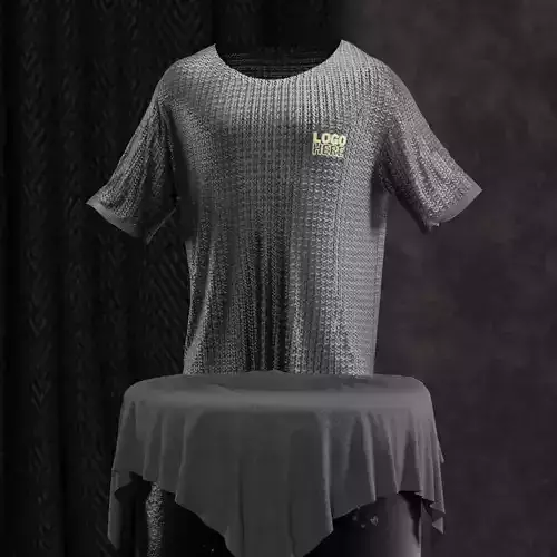 Template mockup t-shirt with animation 