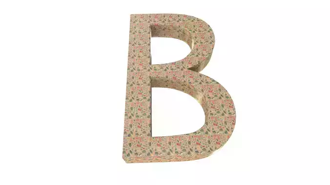 B Modern Bench 3D Model AR VR Low-poly 3D model