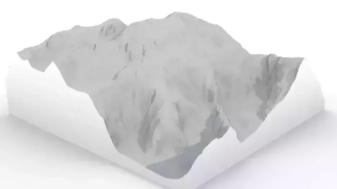 Mount Denali 3D model