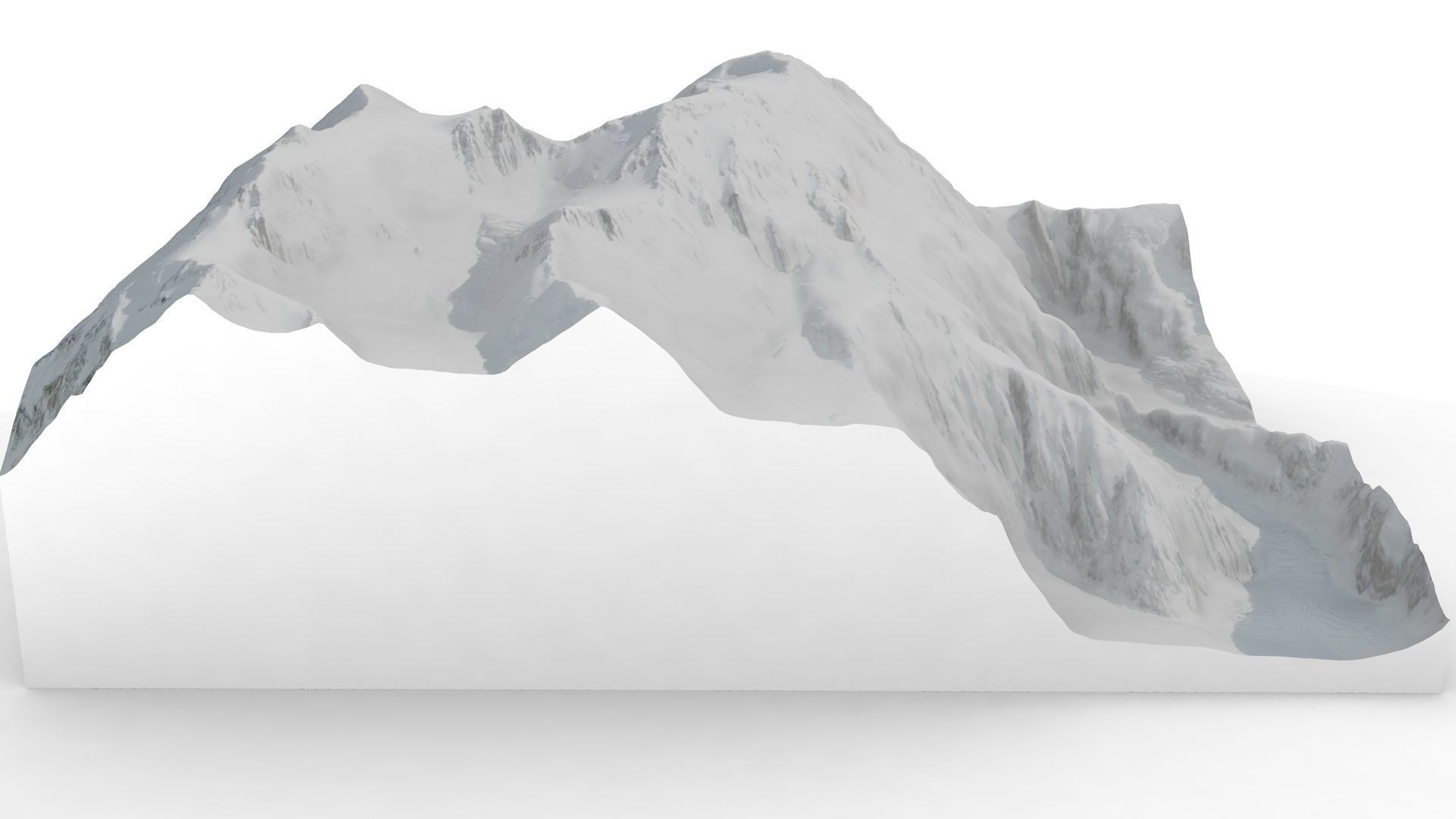 Mount Denali 3D model_1