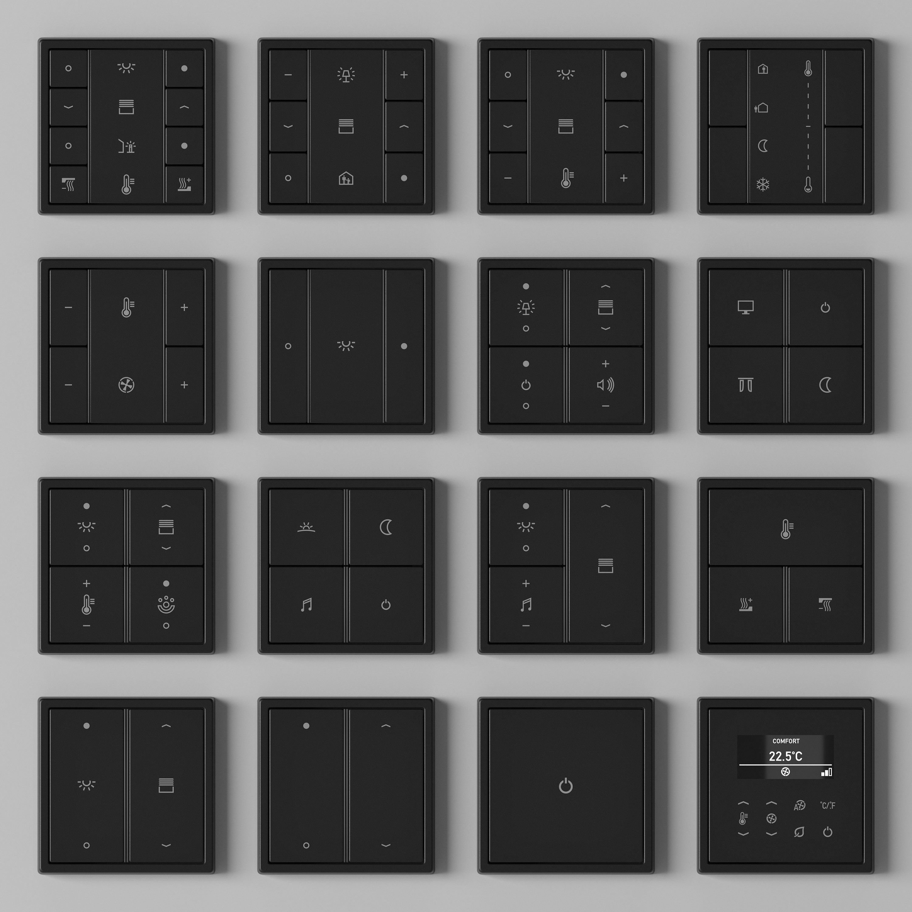 JUNG LS 990 - KNX Smart Home kit 50 items 3D model_3