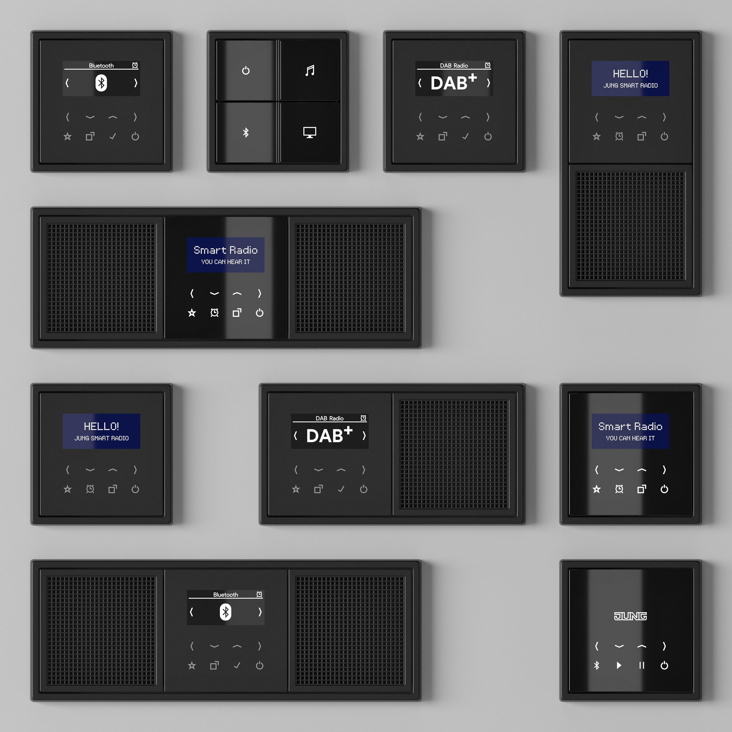 JUNG LS 990 - KNX Smart Home kit 50 items 3D model_4