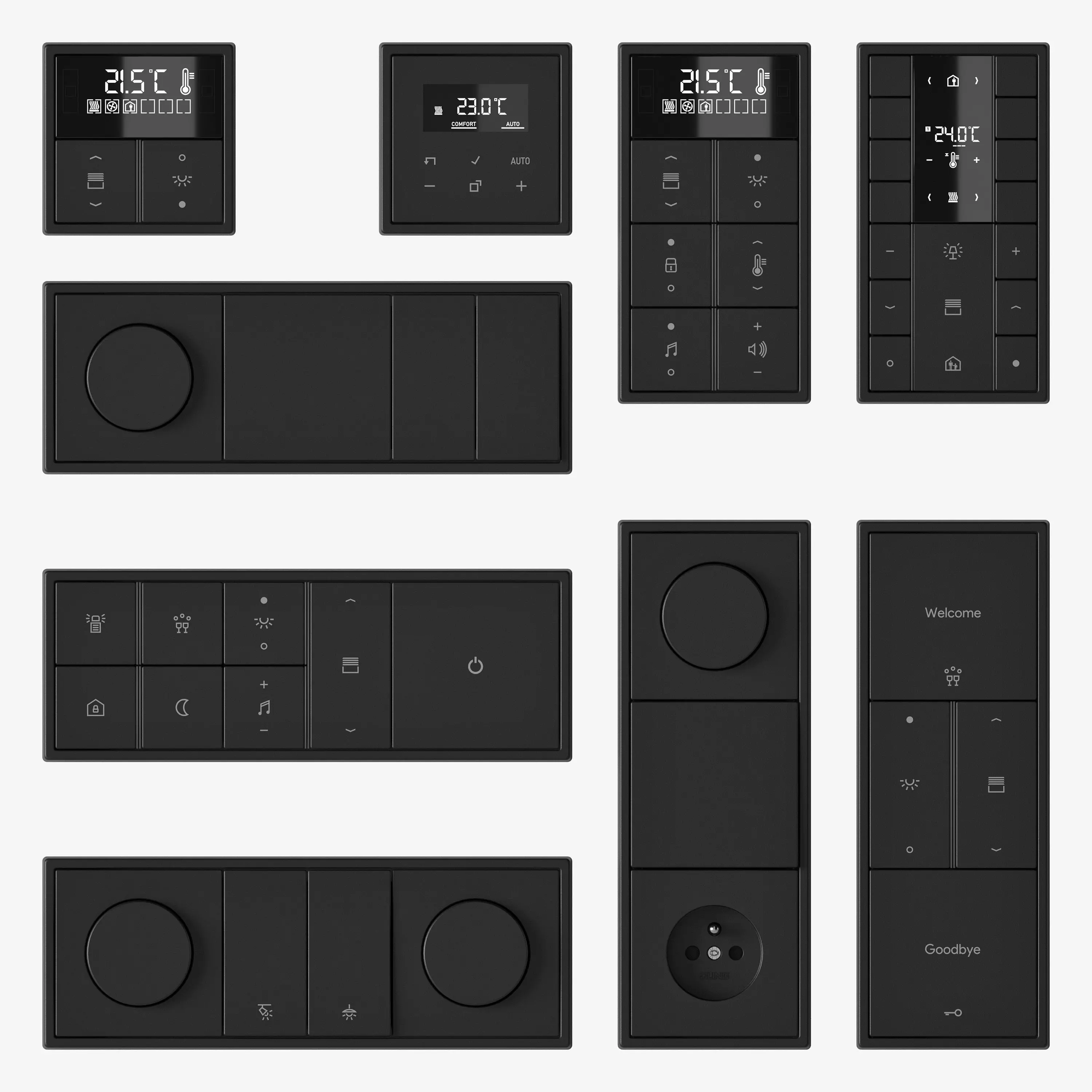 JUNG LS 990 - KNX Smart Home kit 50 items 3D model_0