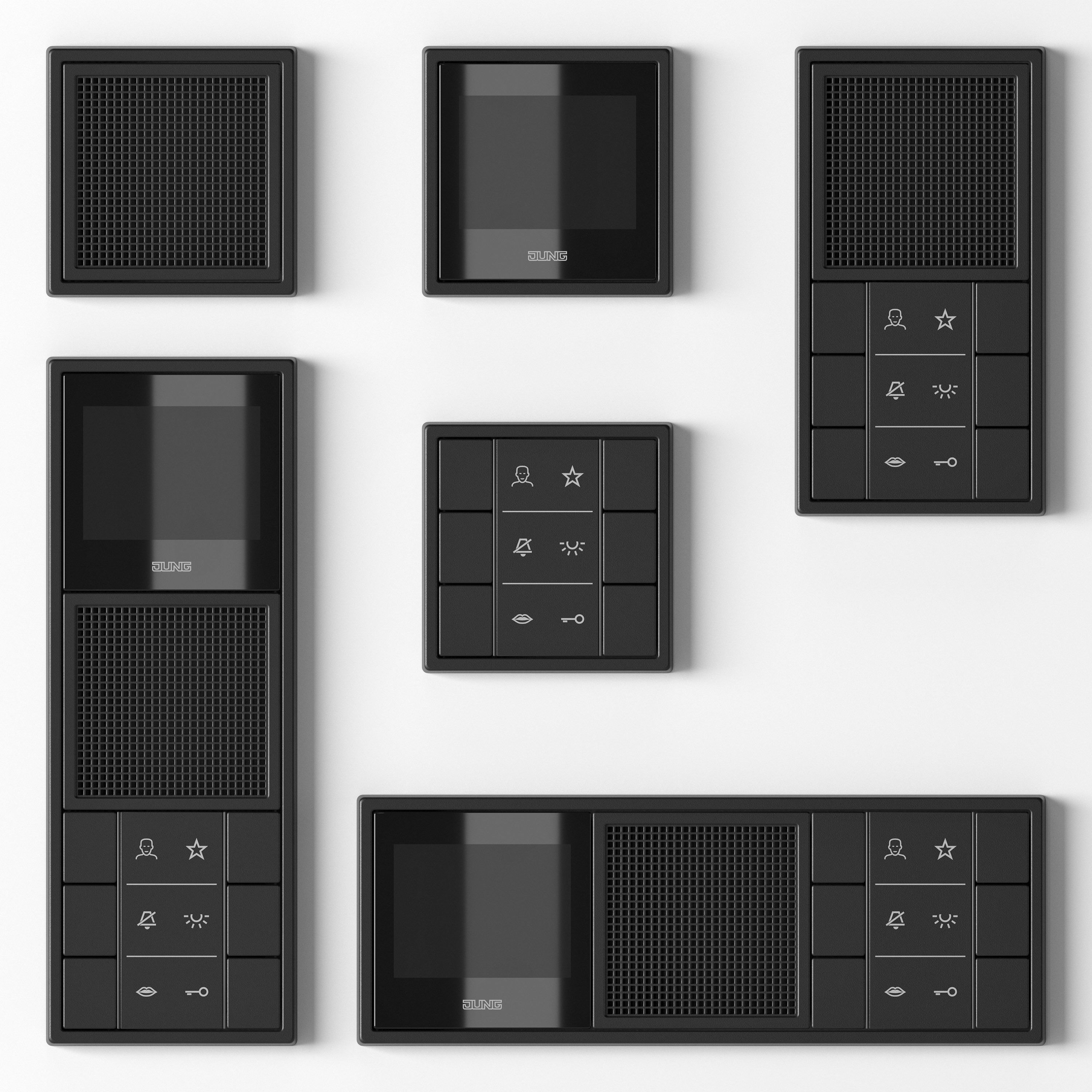 JUNG LS 990 - KNX Smart Home kit 50 items 3D model_5