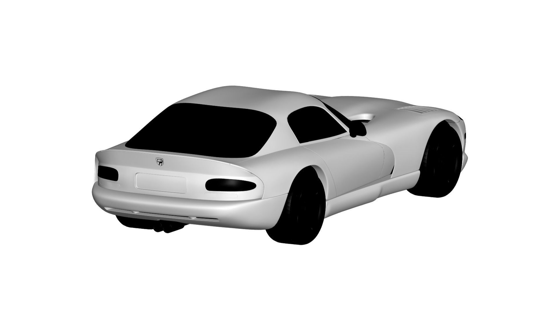 Dodge Viper GTS  3D model_1