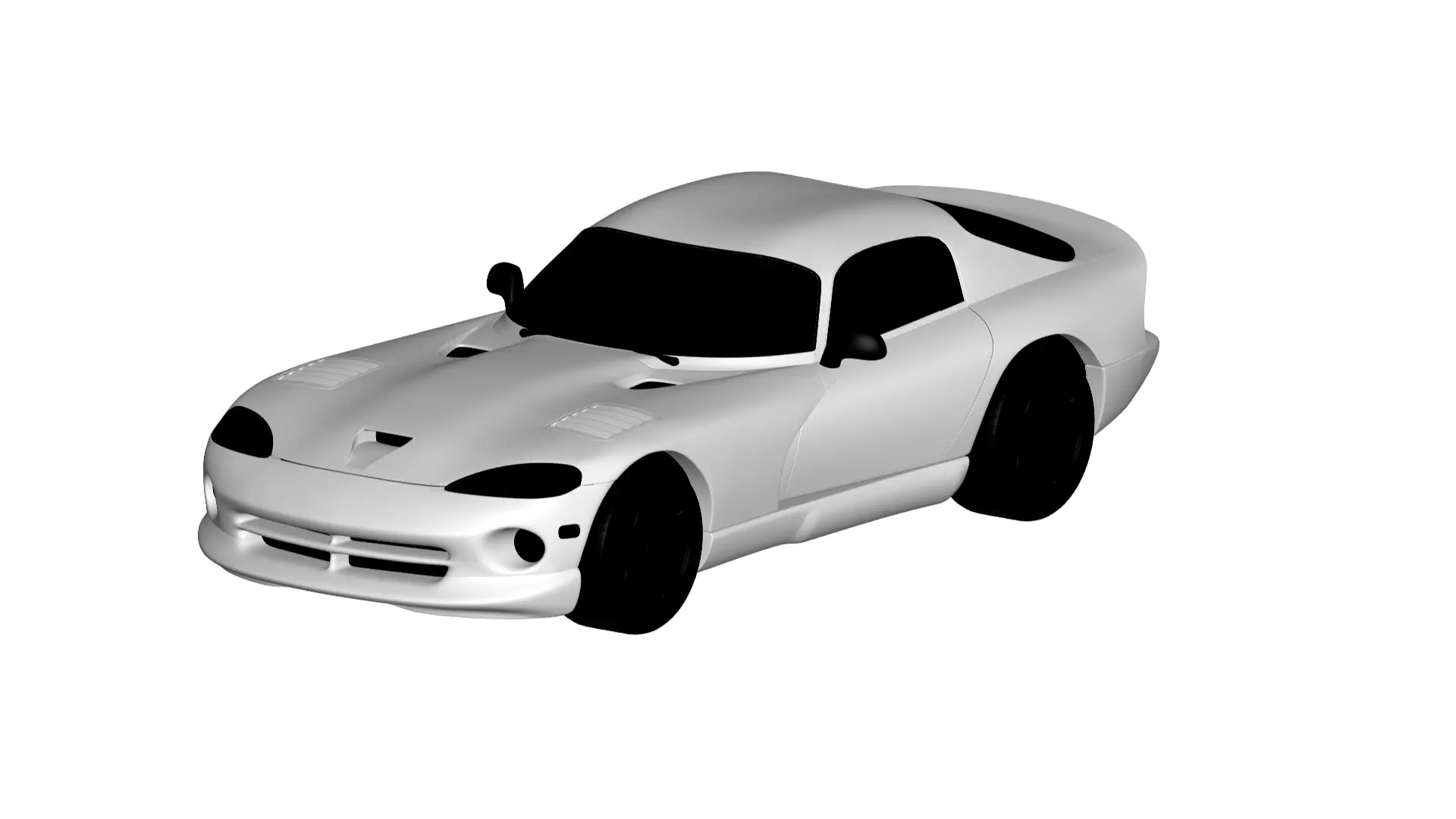 Dodge Viper GTS  3D model_0