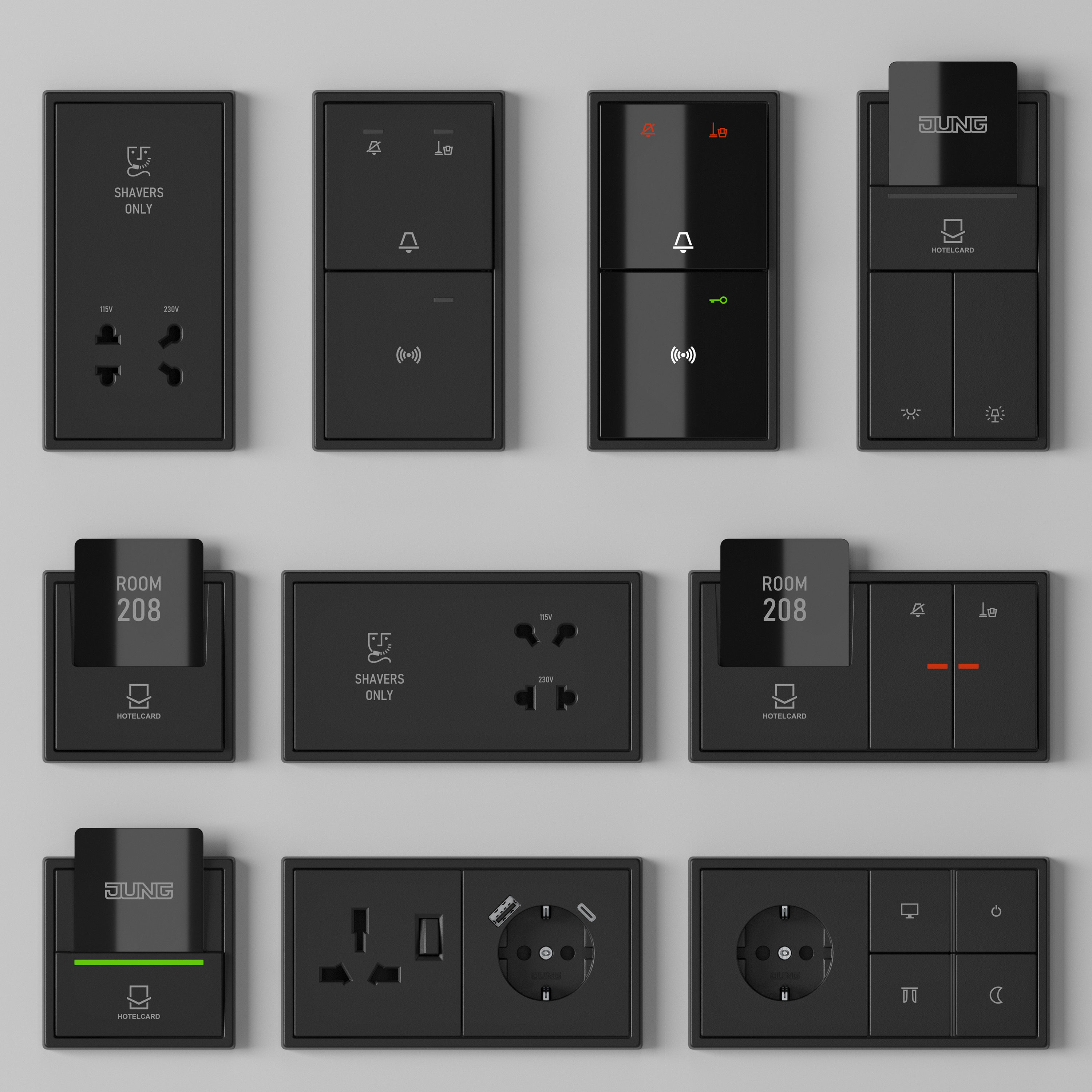 JUNG LS 990 FULL Collection 217 items 3D model_25