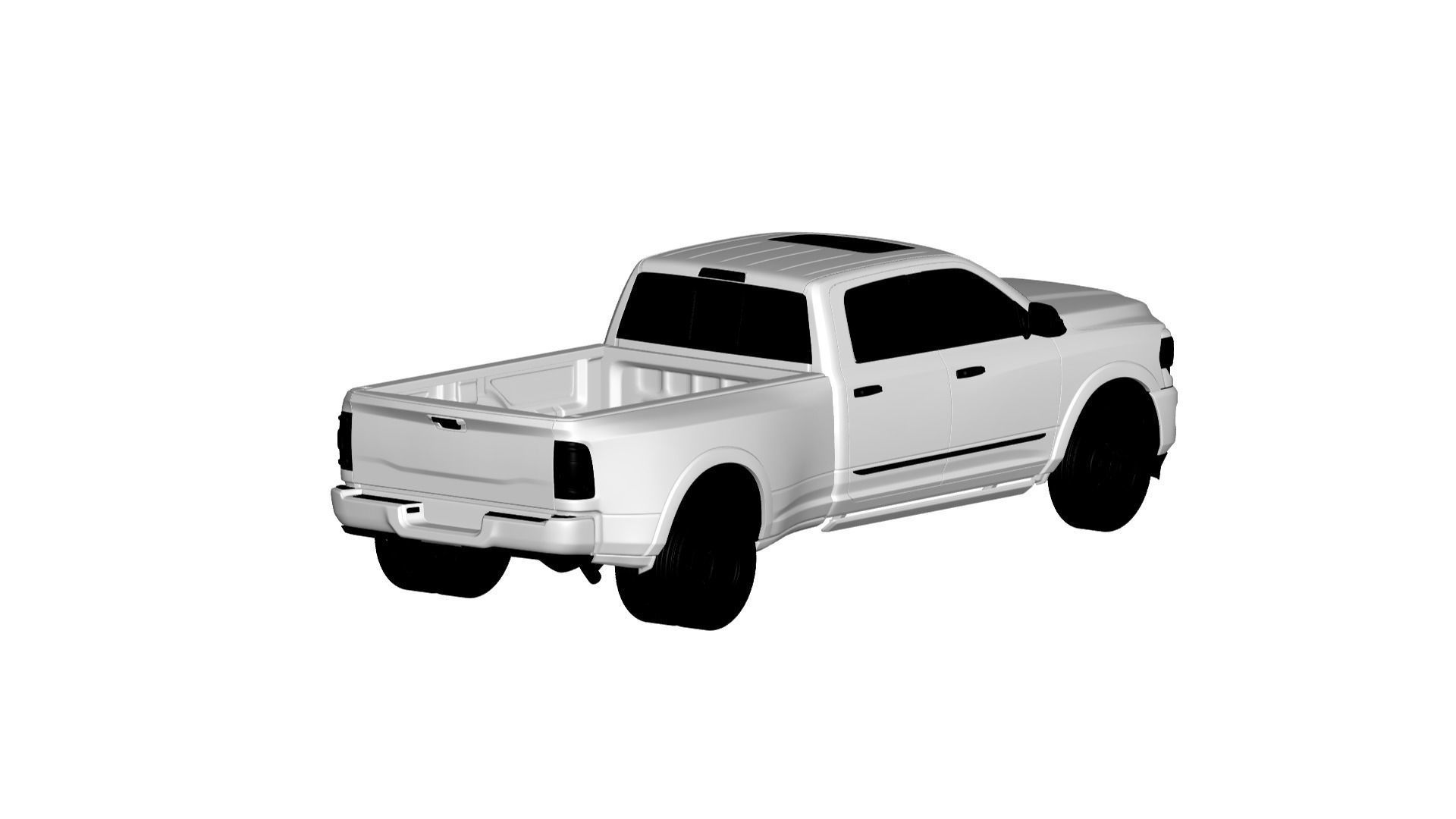 Dodge Ram 3500  3D model_1
