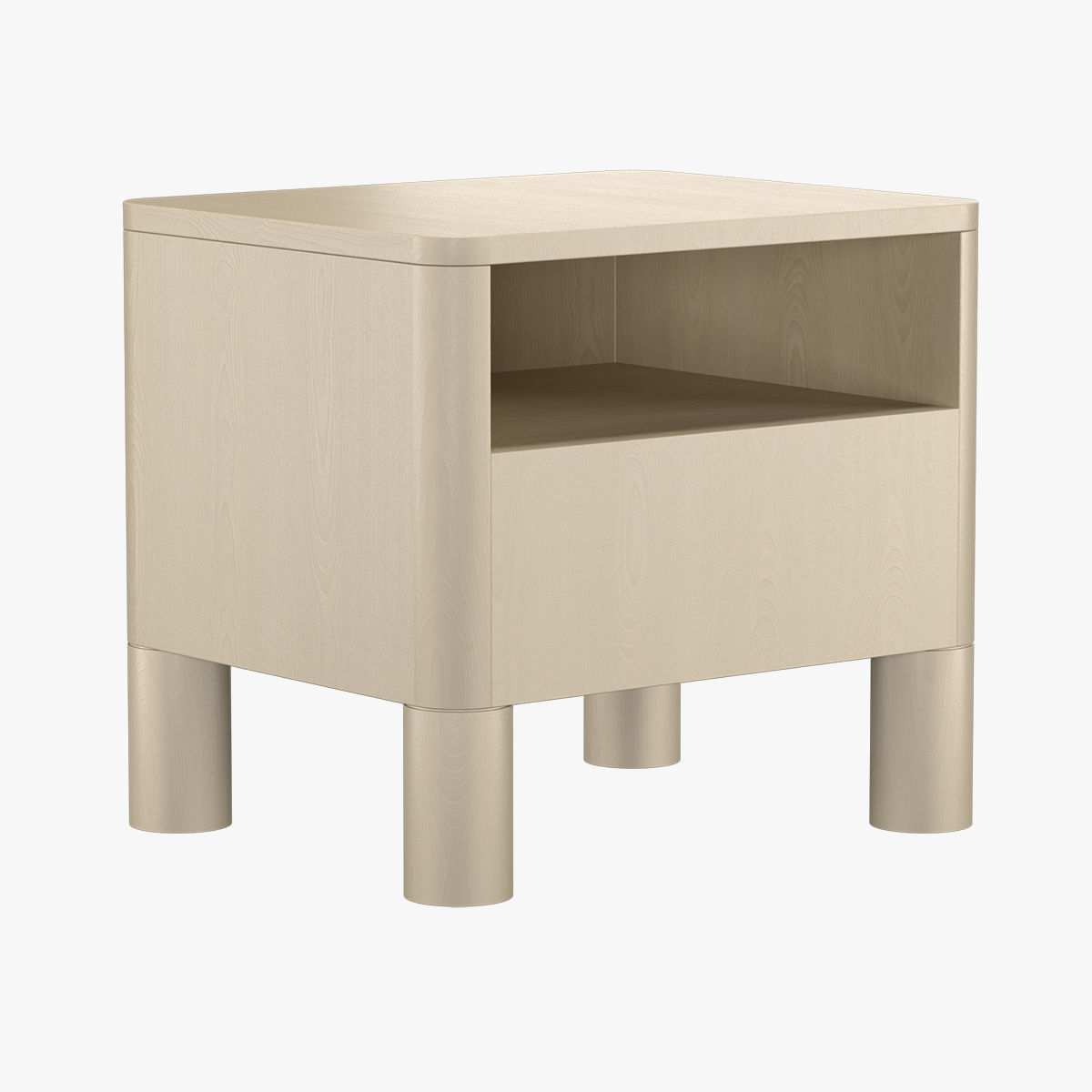 Artie Open Bedside 3D model_7