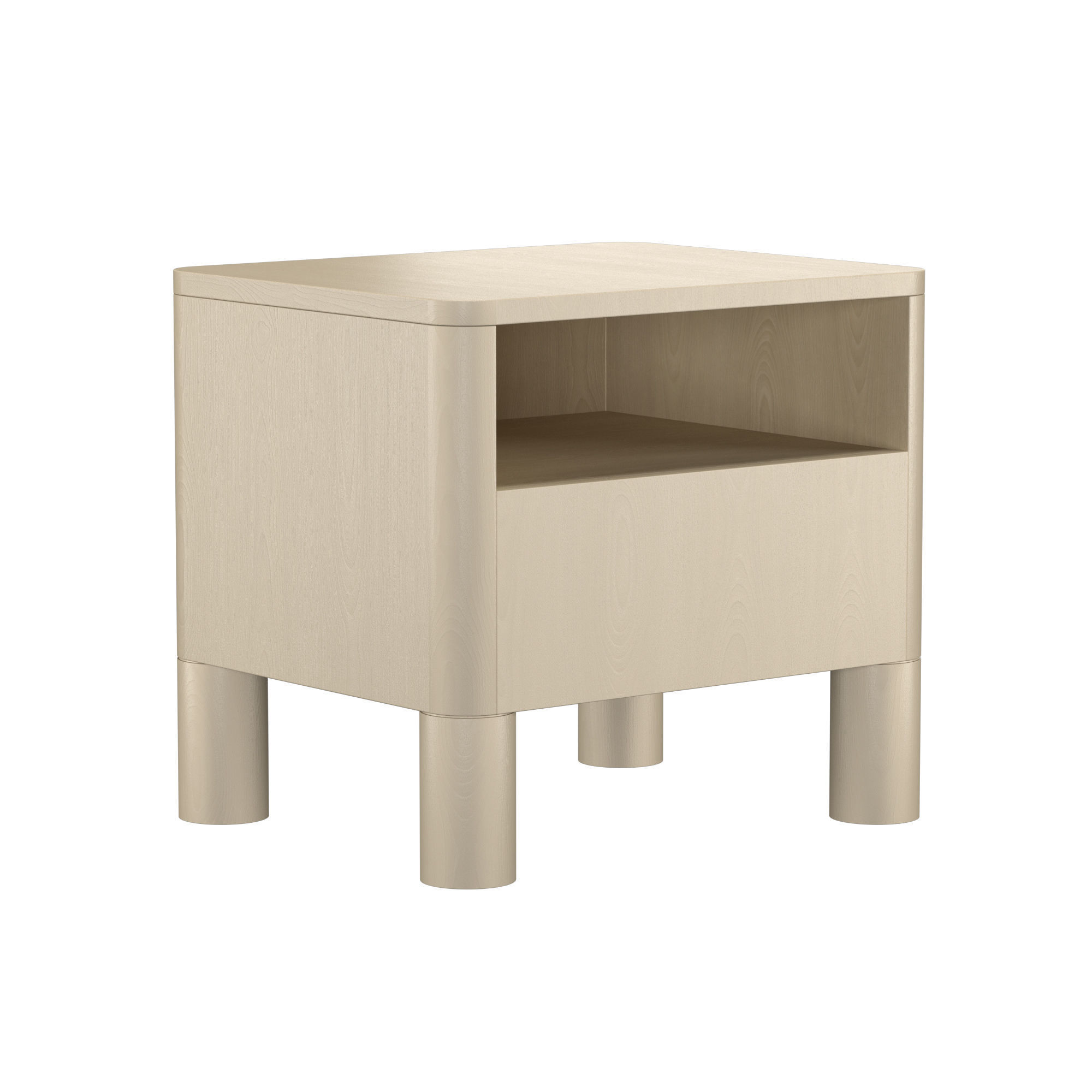 Artie Open Bedside 3D model_1