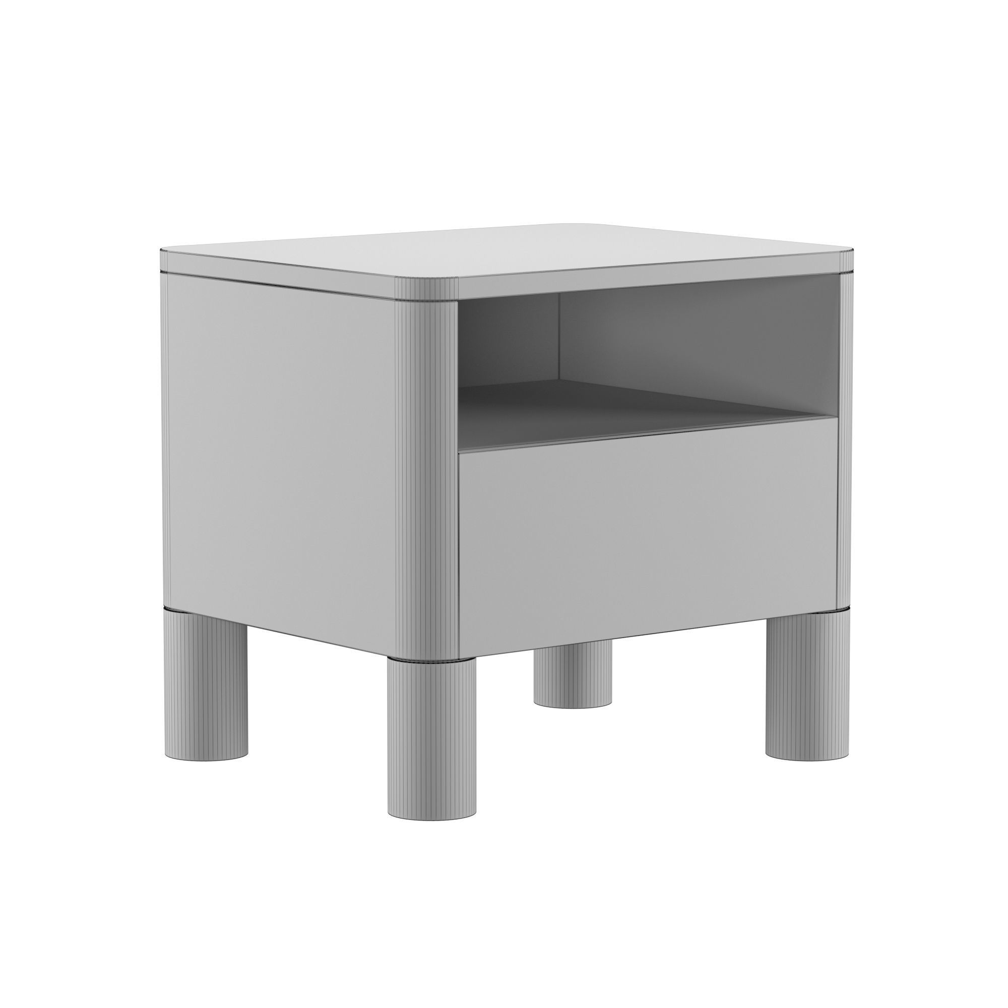 Artie Open Bedside 3D model_5