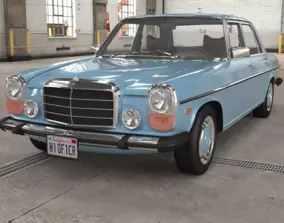 1968-1975 model Mercedes Benz W115 Binz Kombi 3D model