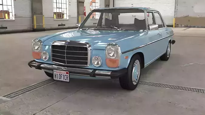 1968-1975 model Mercedes Benz W114 sedan car 
