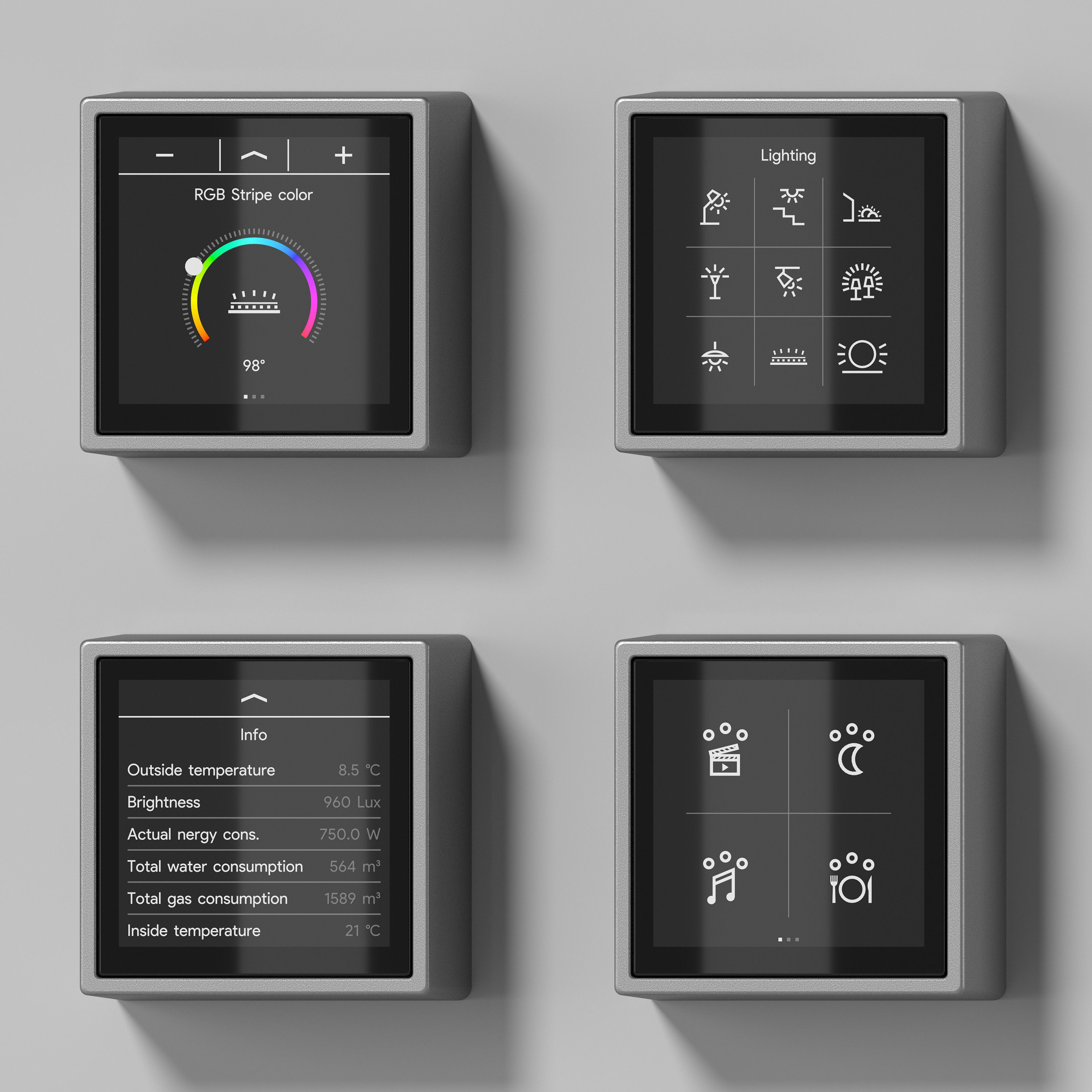 JUNG LS Cube LS Touch smart KNX kit 54 items 3D model_4
