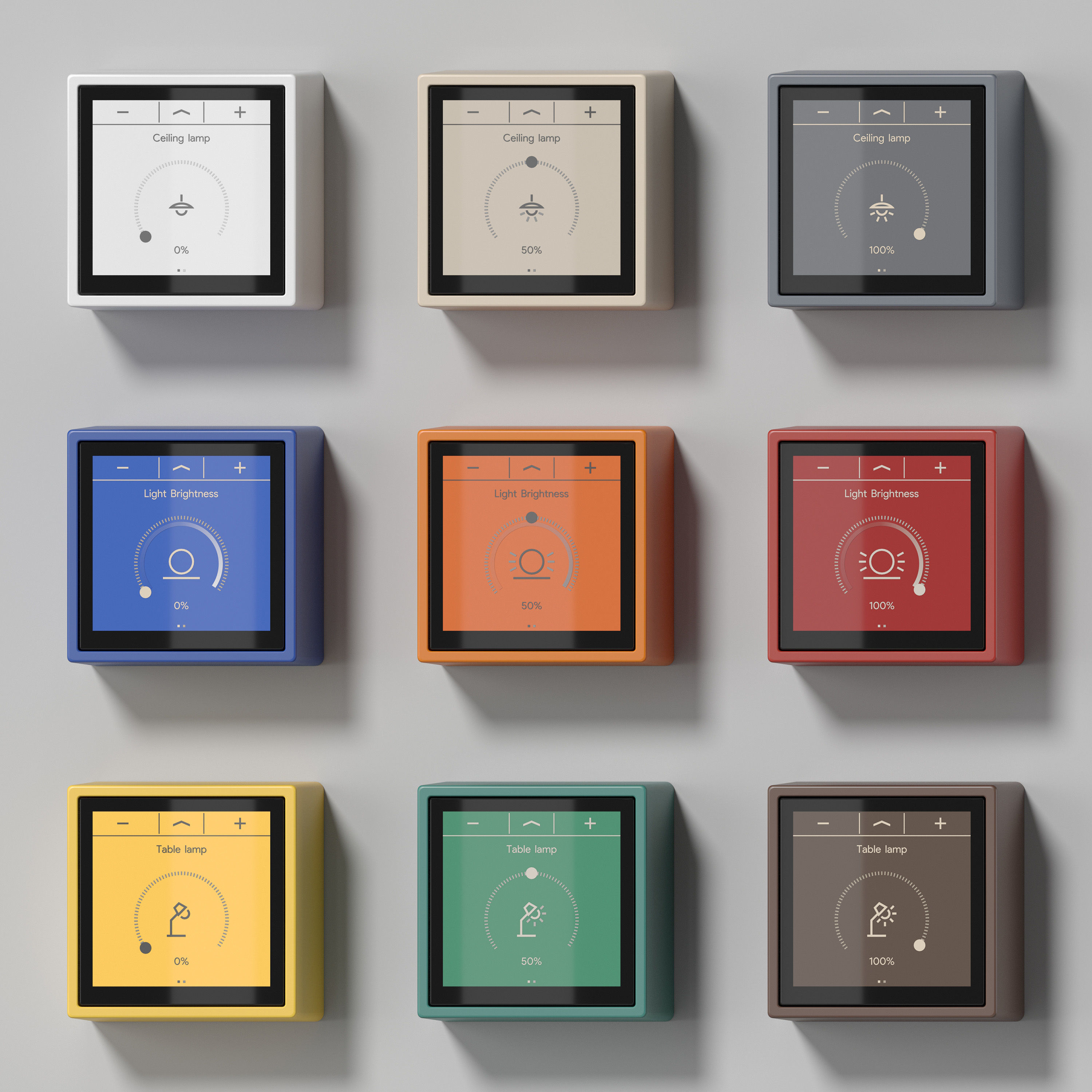 JUNG LS Cube LS Touch smart KNX kit 54 items 3D model_1