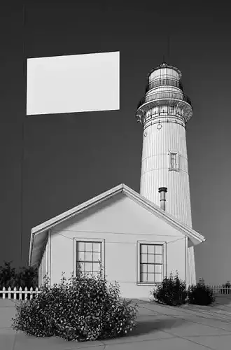 House And Lighthouse Exterior 3D model