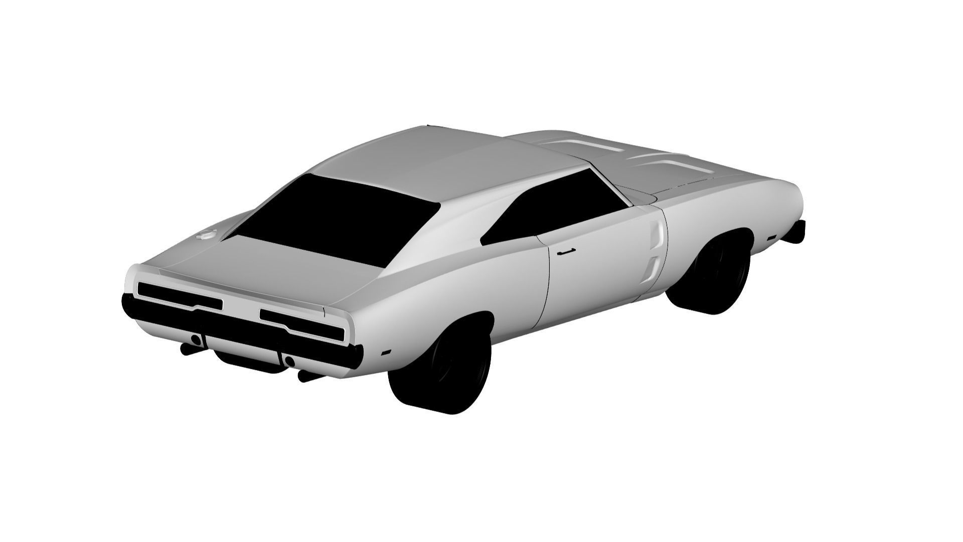 dodge charger 3D model_1