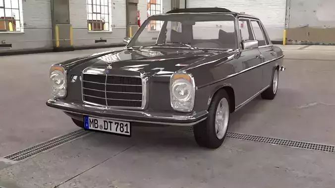 1968-1975 model Mercedes Benz W115 sedan car 