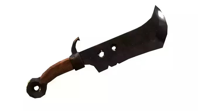 Lowwpoly knife