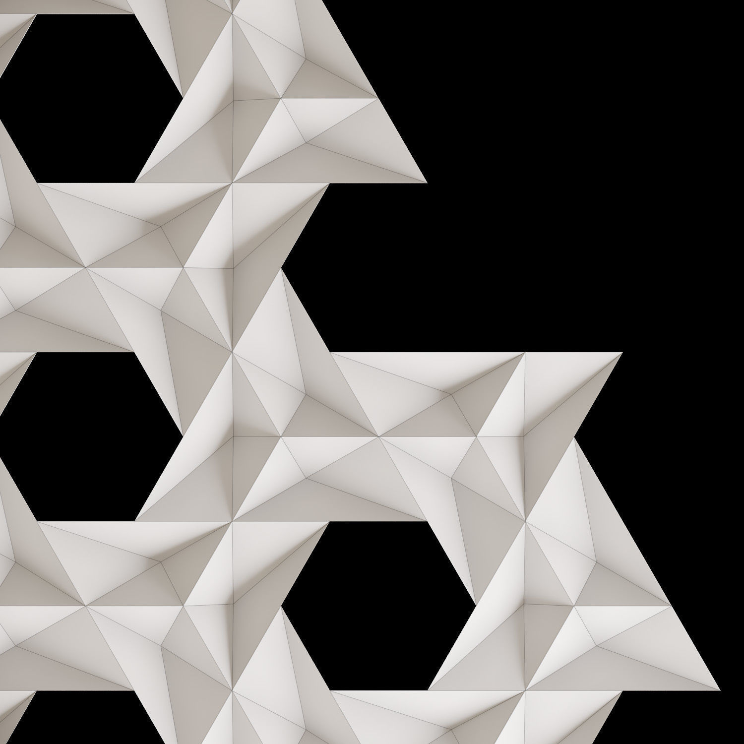 FRACTAL modular cloud 3D model_6