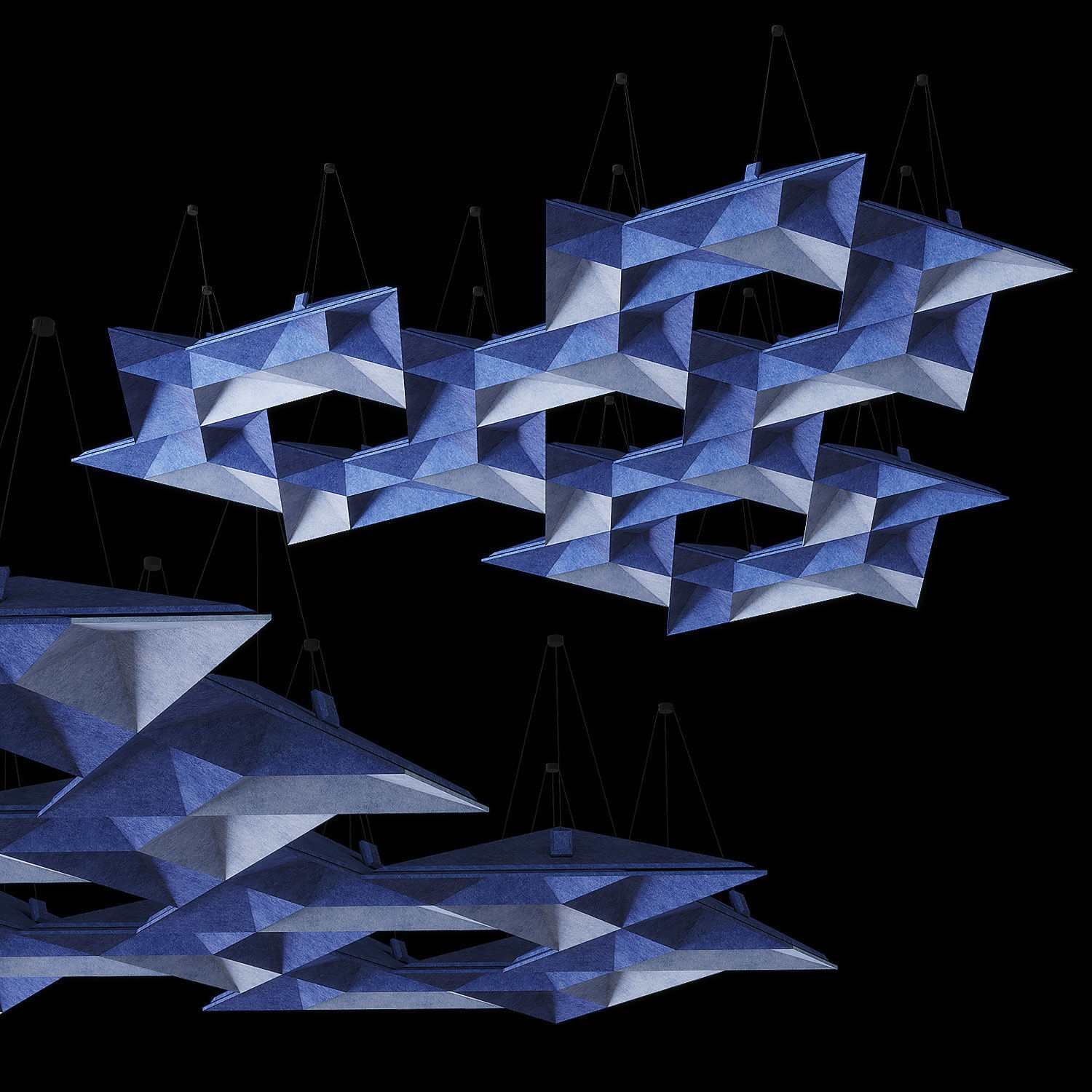 FRACTAL modular cloud 3D model_3