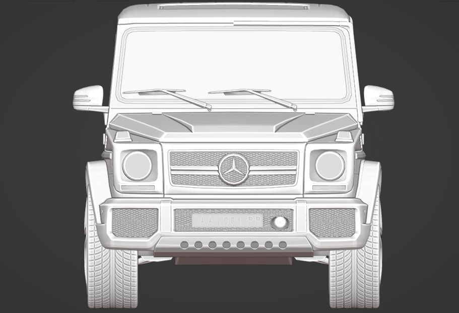 Mercedes-Benz G-Class W463 G65 FOR SUBDIV Low-poly 3D model_17