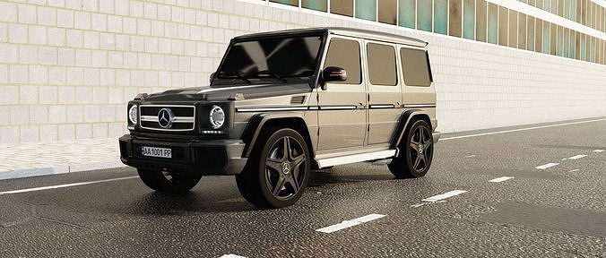 Mercedes-Benz G-Class W463 G65 FOR SUBDIV Low-poly 3D model