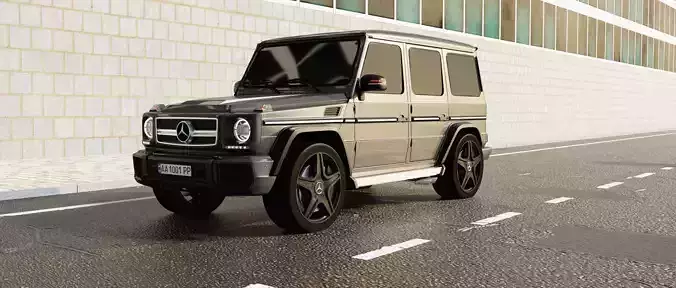 Mercedes-Benz G-Class W463 G65 FOR SUBDIV Low-poly 3D model