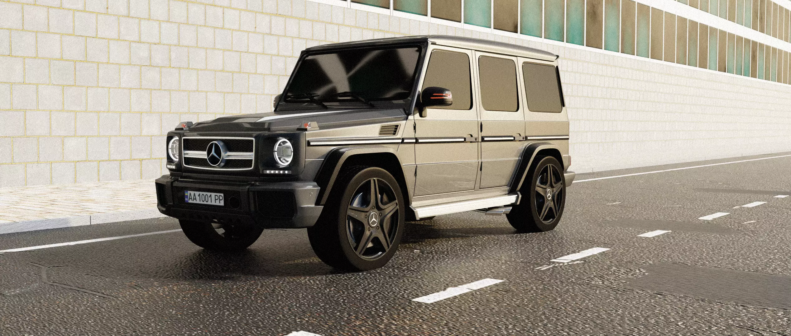 Mercedes-Benz G-Class W463 G65 FOR SUBDIV Low-poly 3D model_0