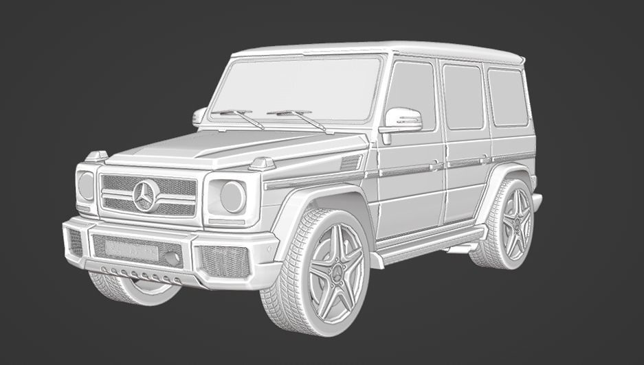 Mercedes-Benz G-Class W463 G65 FOR SUBDIV Low-poly 3D model_9