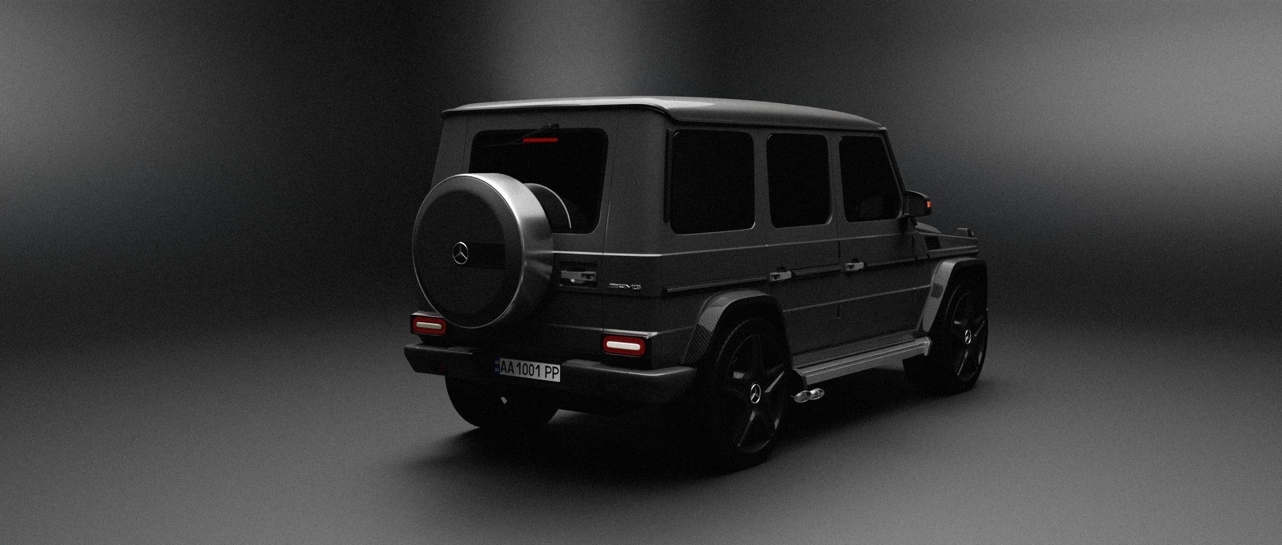 Mercedes-Benz G-Class W463 G65 FOR SUBDIV Low-poly 3D model_22