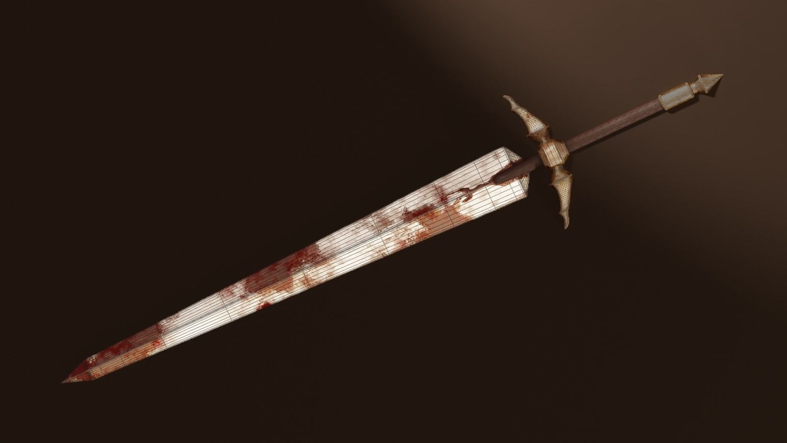 Claymore - Claymore Anime Low-poly 3D model_10