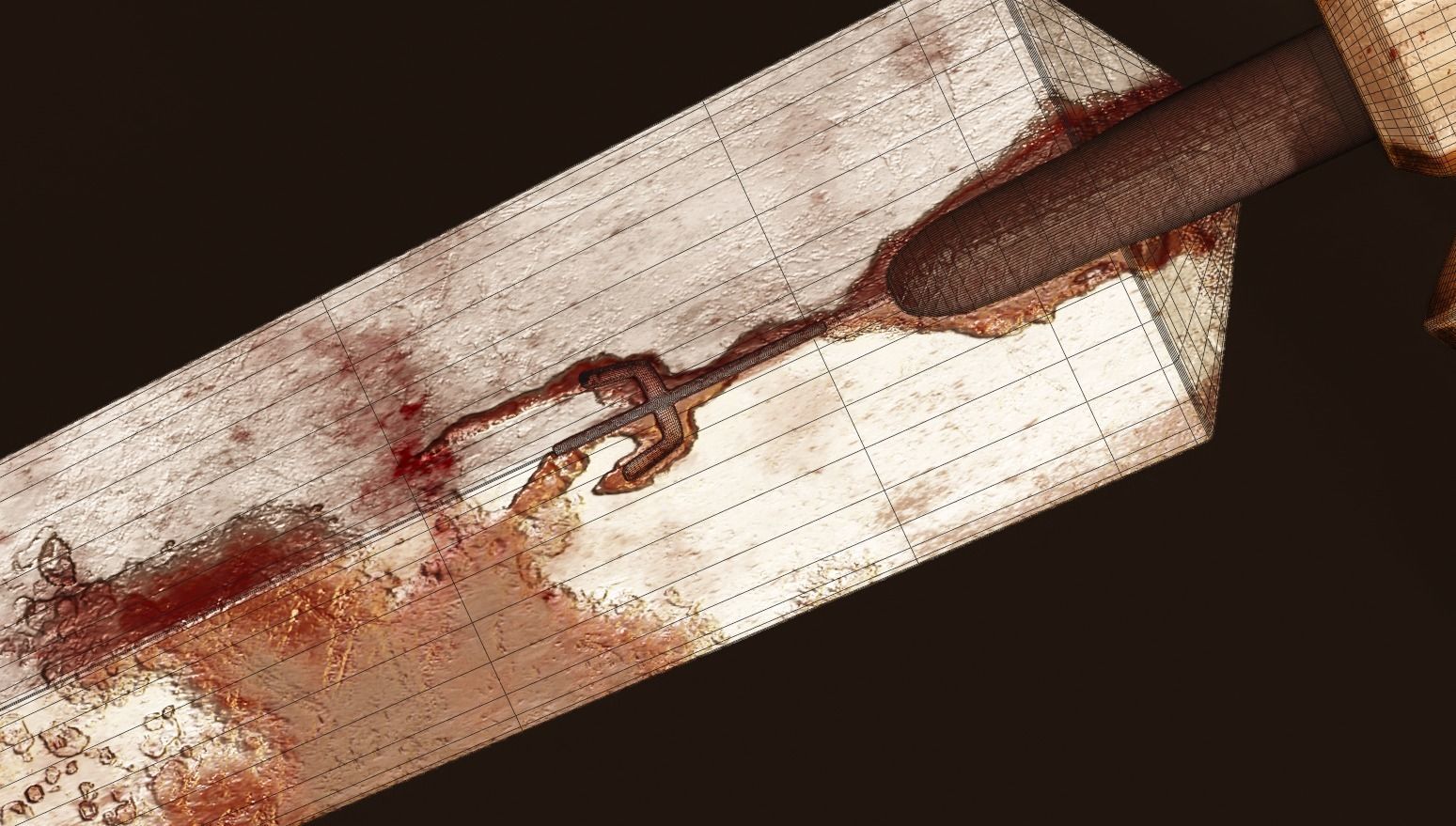 Claymore - Claymore Anime Low-poly 3D model_12