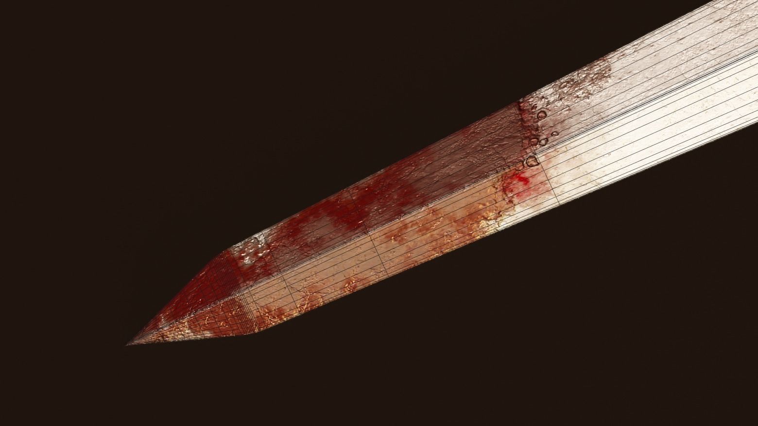 Claymore - Claymore Anime Low-poly 3D model_13