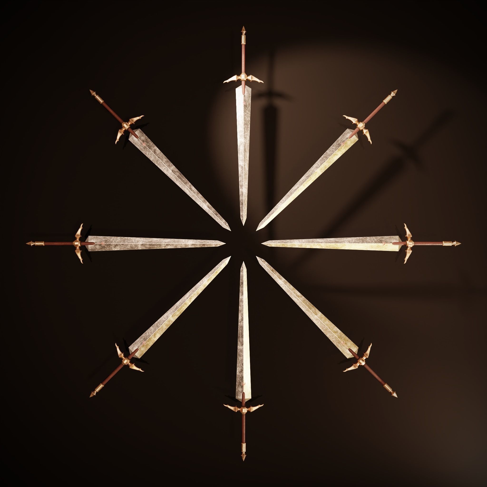 Claymore - Claymore Anime Low-poly 3D model_8