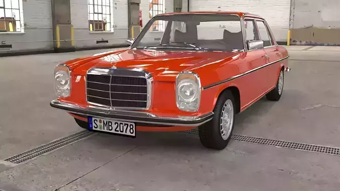 1968-1975 model Mercedes Benz W115 sedan car 