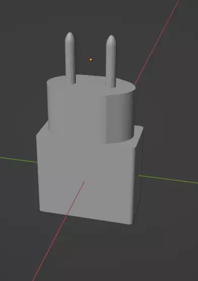 charger plug Free 3D model_0