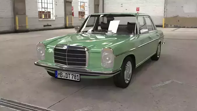 1968-1975 model Mercedes Benz W115 sedan car 
