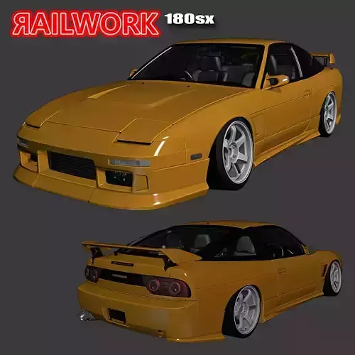 RailWork Nissan 180sx Body Kit GT6 Base
