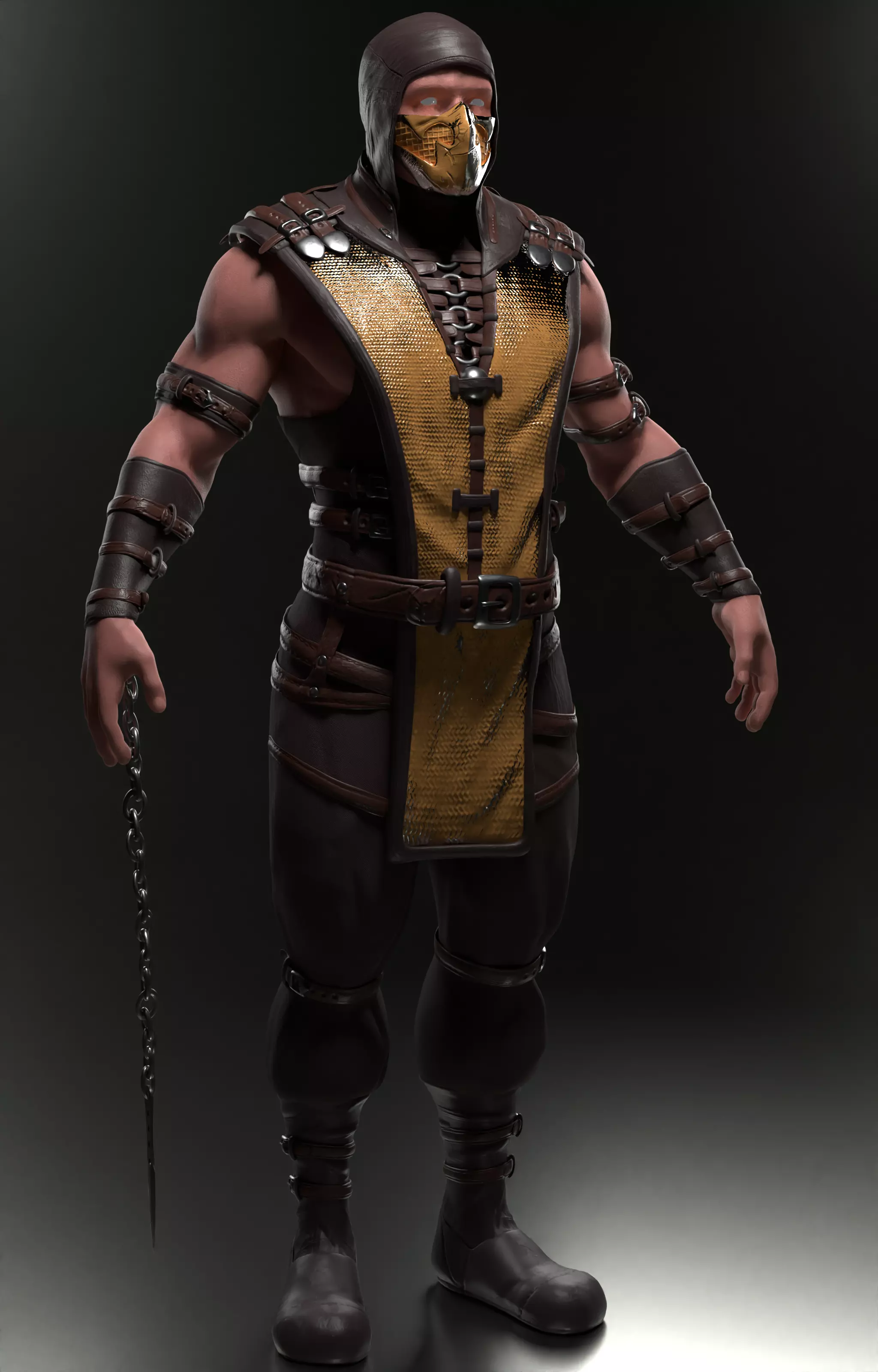 Scorpion Mortal Kombat 3D model
