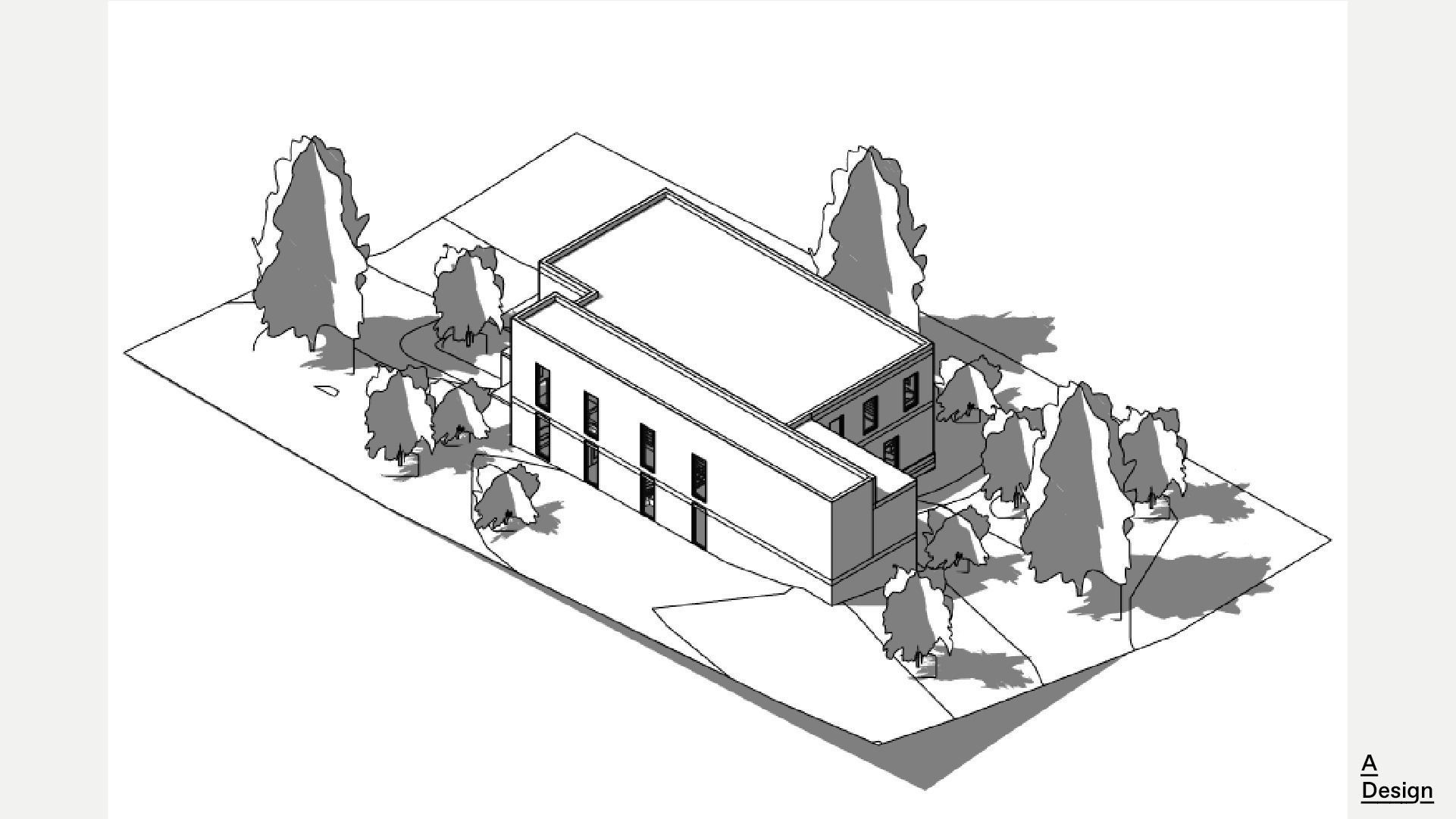 Big house - Revit 3D model_9